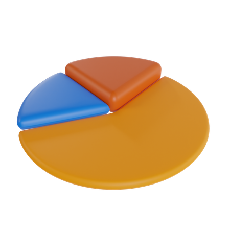 Pie Chart Analysis  3D Icon
