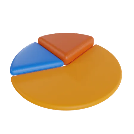 Pie Chart Analysis  3D Icon