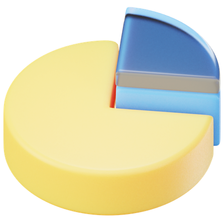 Pie Chart Analytics  3D Icon