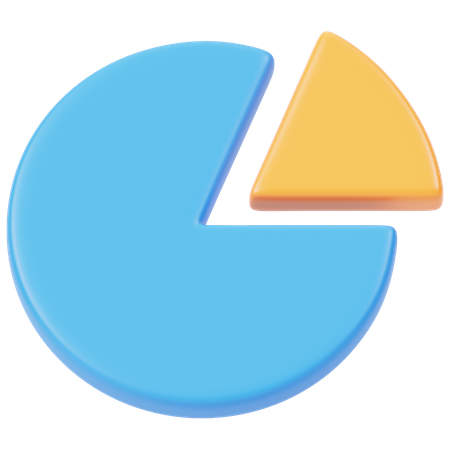 Pie Chart Graph  3D Icon
