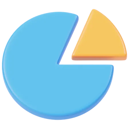 Pie Chart Graph  3D Icon