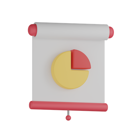 Pie Chart Presentation 3D Icon