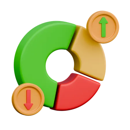 Pie Chart Statistics  3D Icon