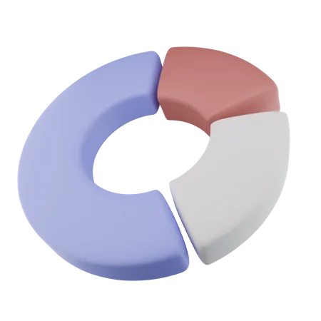 Pie chert - 3D icon  3D Icon