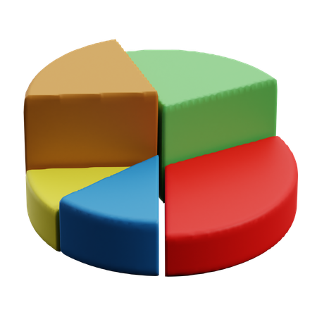 Pie Graph  3D Icon