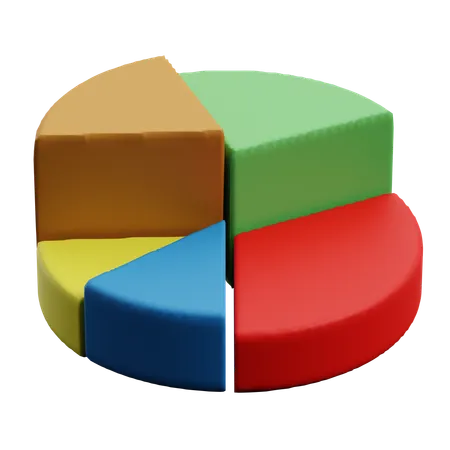 Pie Graph  3D Icon