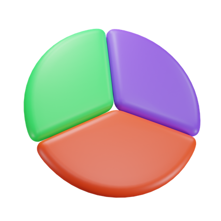 Pie Graph  3D Icon