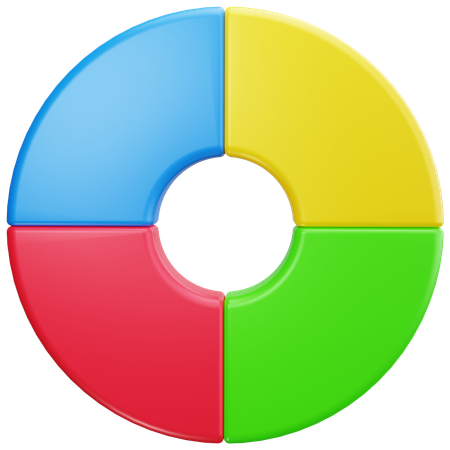 Pie Graph  3D Icon