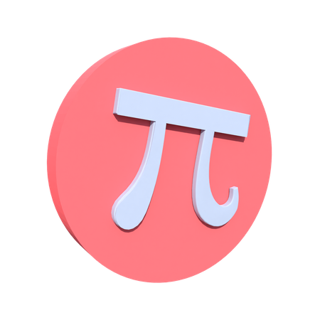 Pie Math Formula  3D Illustration