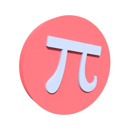 Pie Math Formula  3D Illustration