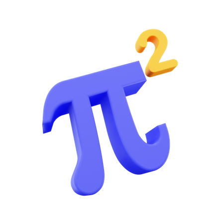 Pie Square Sign  3D Icon