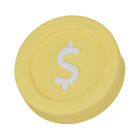 Pièce de monnaie  3D Icon