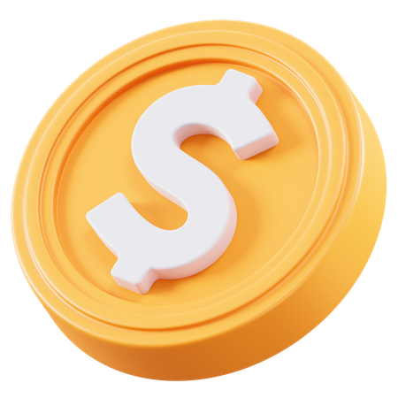 Pièce de monnaie  3D Icon