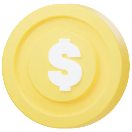 Pièce de monnaie  3D Icon