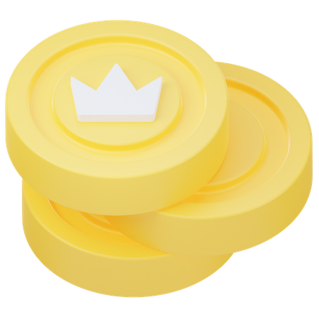 Pièce de monnaie  3D Icon