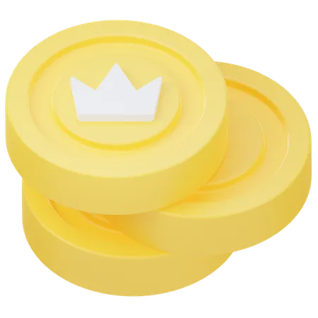 Pièce de monnaie  3D Icon