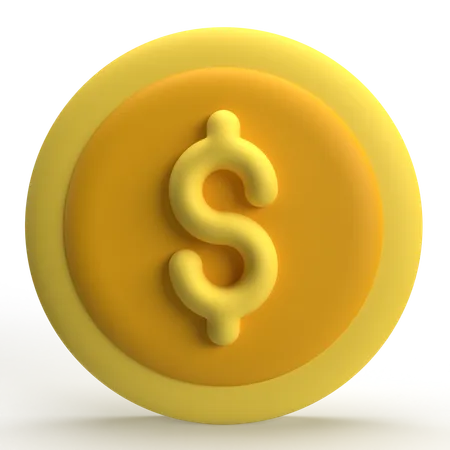 Pièce de monnaie  3D Icon