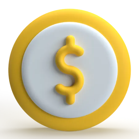 Pièce de monnaie  3D Icon