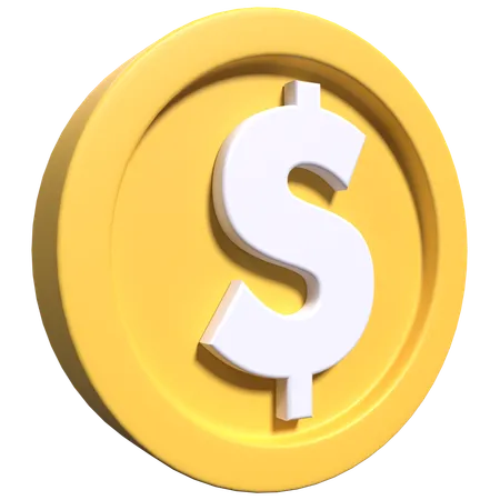 Pièce de monnaie  3D Icon