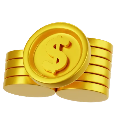 Pièce de monnaie  3D Icon