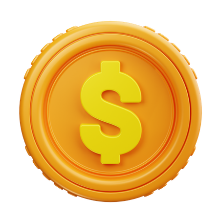 Pièce de monnaie  3D Icon