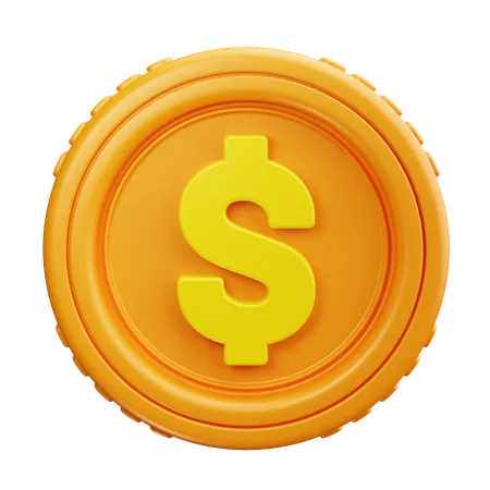 Pièce de monnaie  3D Icon