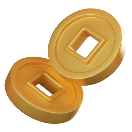 Pièce de monnaie  3D Icon