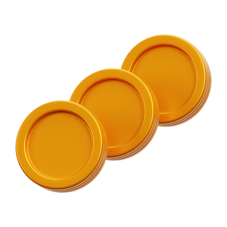Pièce de monnaie  3D Icon