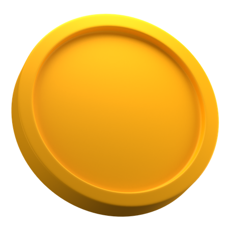 Pièce de monnaie  3D Icon