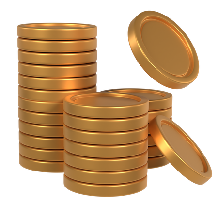 Pièce de monnaie  3D Icon