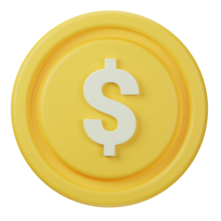 Pièce de monnaie  3D Icon