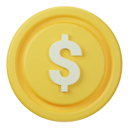 Pièce de monnaie  3D Icon