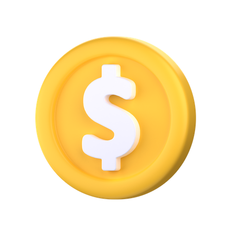 Pièce de monnaie  3D Icon