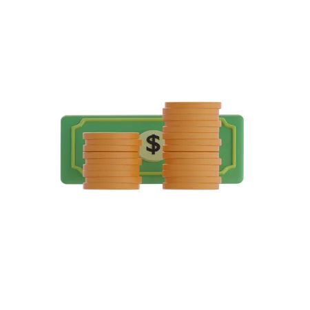 Pièce de monnaie  3D Icon