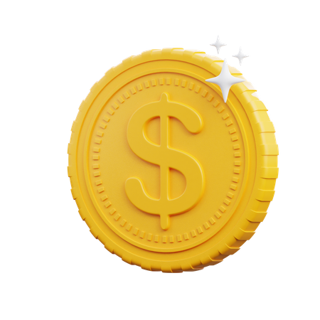 Pièce de monnaie  3D Icon