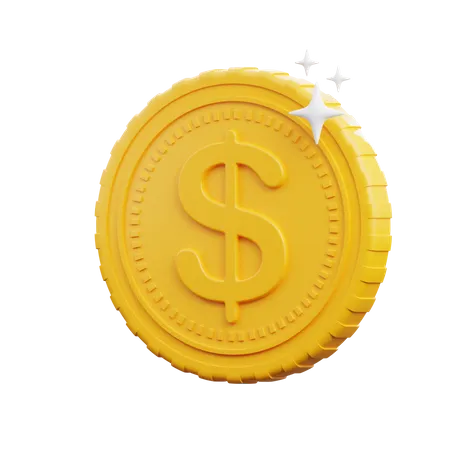 Pièce de monnaie  3D Icon