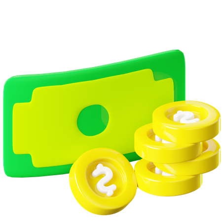 Pièce de monnaie  3D Icon