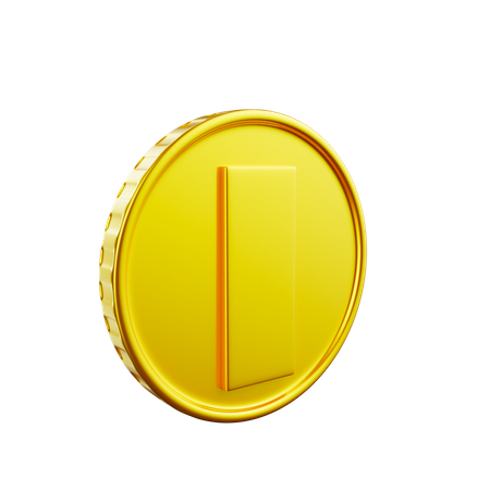 Pièce de monnaie  3D Icon