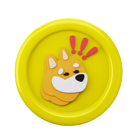 Pièce Bonk BONK  3D Icon