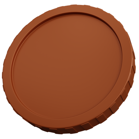 Pièce de bronze  3D Icon