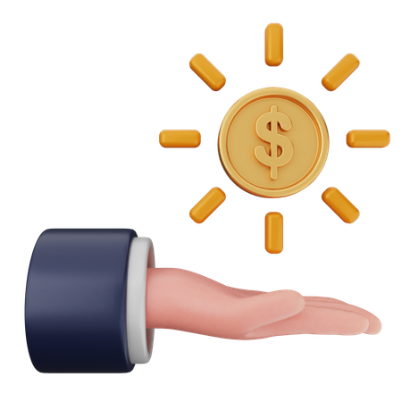 Pièce de monnaie  3D Icon