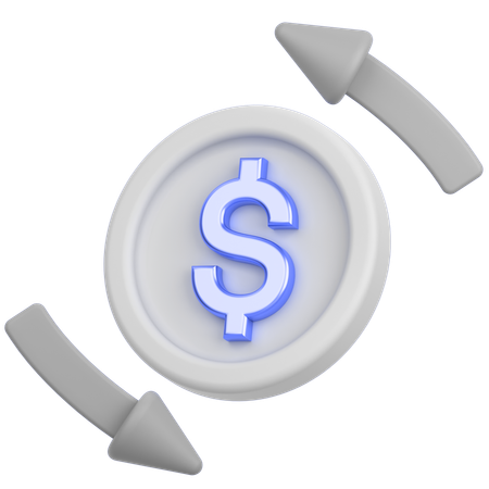 Pièce de monnaie  Icône 3D