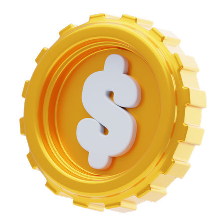 Pièce de monnaie  3D Icon
