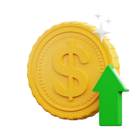 Pièce de monnaie  3D Icon