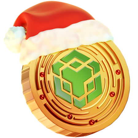 Pièce de monnaie bnb de Noël  3D Icon