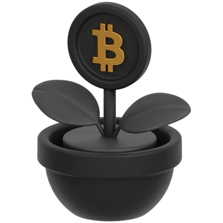 Fleur de pièce de monnaie  3D Icon