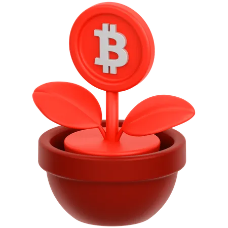 Pièce de monnaie fleur 2  3D Icon