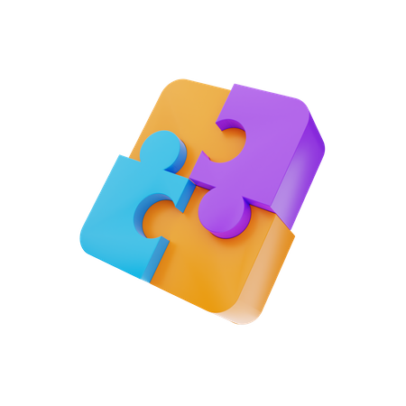 Pièce de puzzle  3D Icon