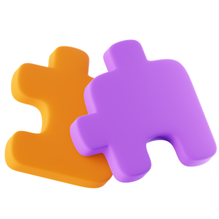 Pièce de puzzle  3D Icon