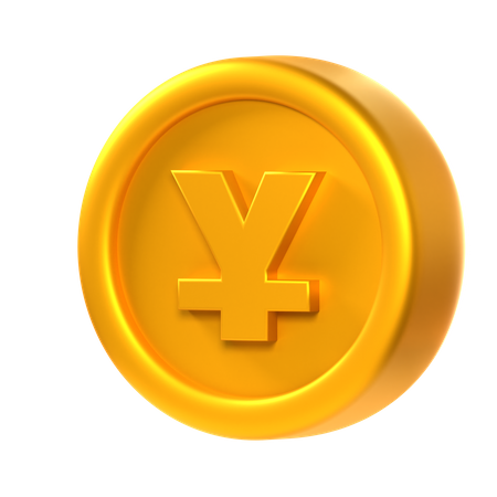 Pièce de yuan  3D Icon